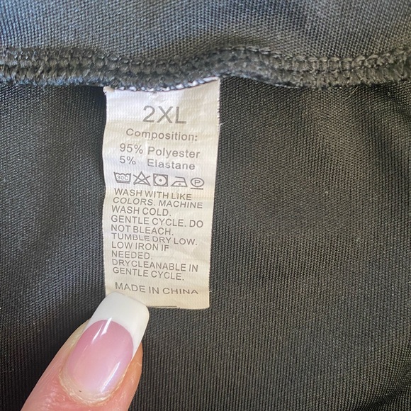 Black Fringe Stud Mini Skirt Festival Western Boho Silver Studs Stretch 2XL - Picture 4 of 7